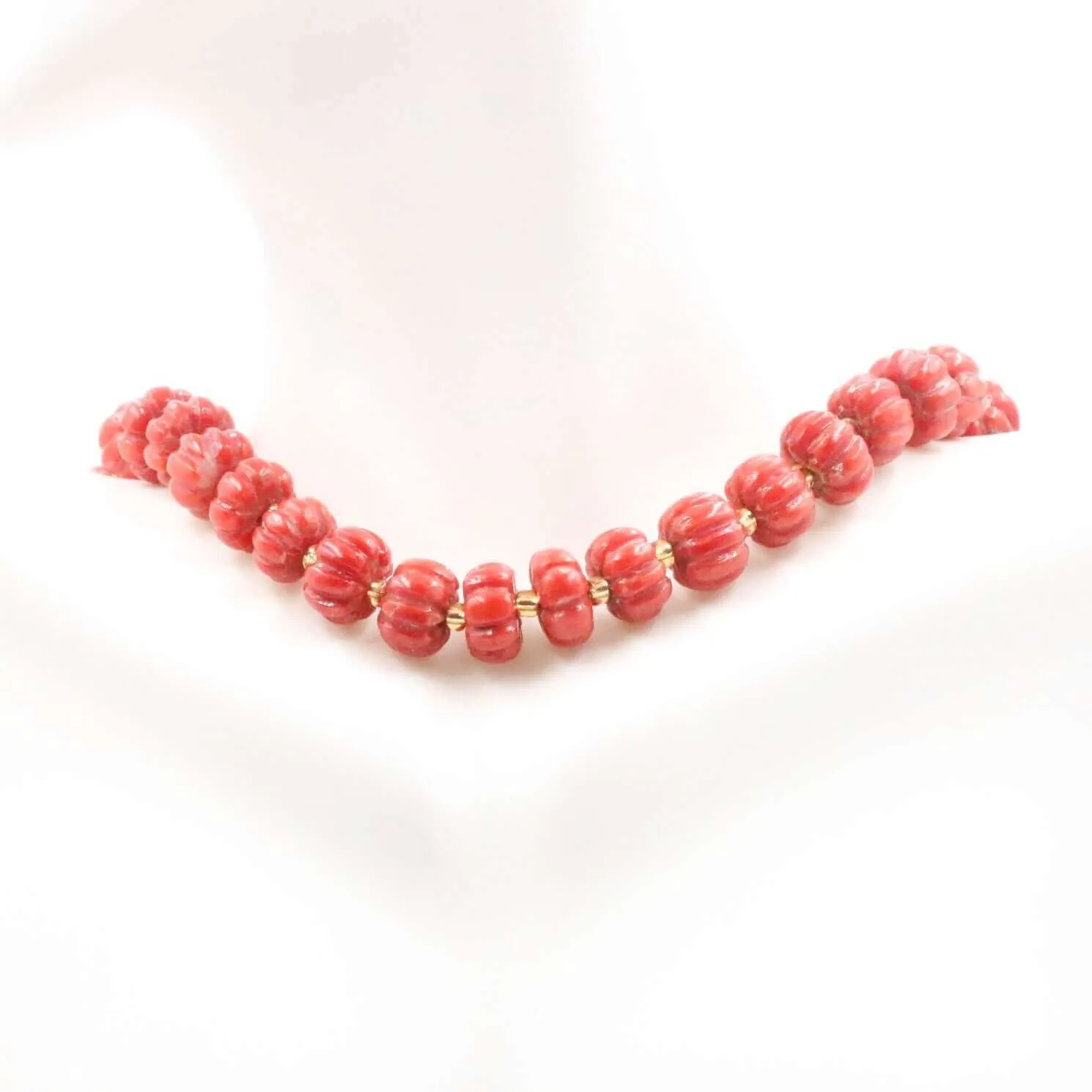 100% Natural Red Italian Coral Necklace SKU: 6142986