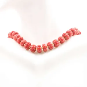 100% Natural Red Italian Coral Necklace SKU: 6142986