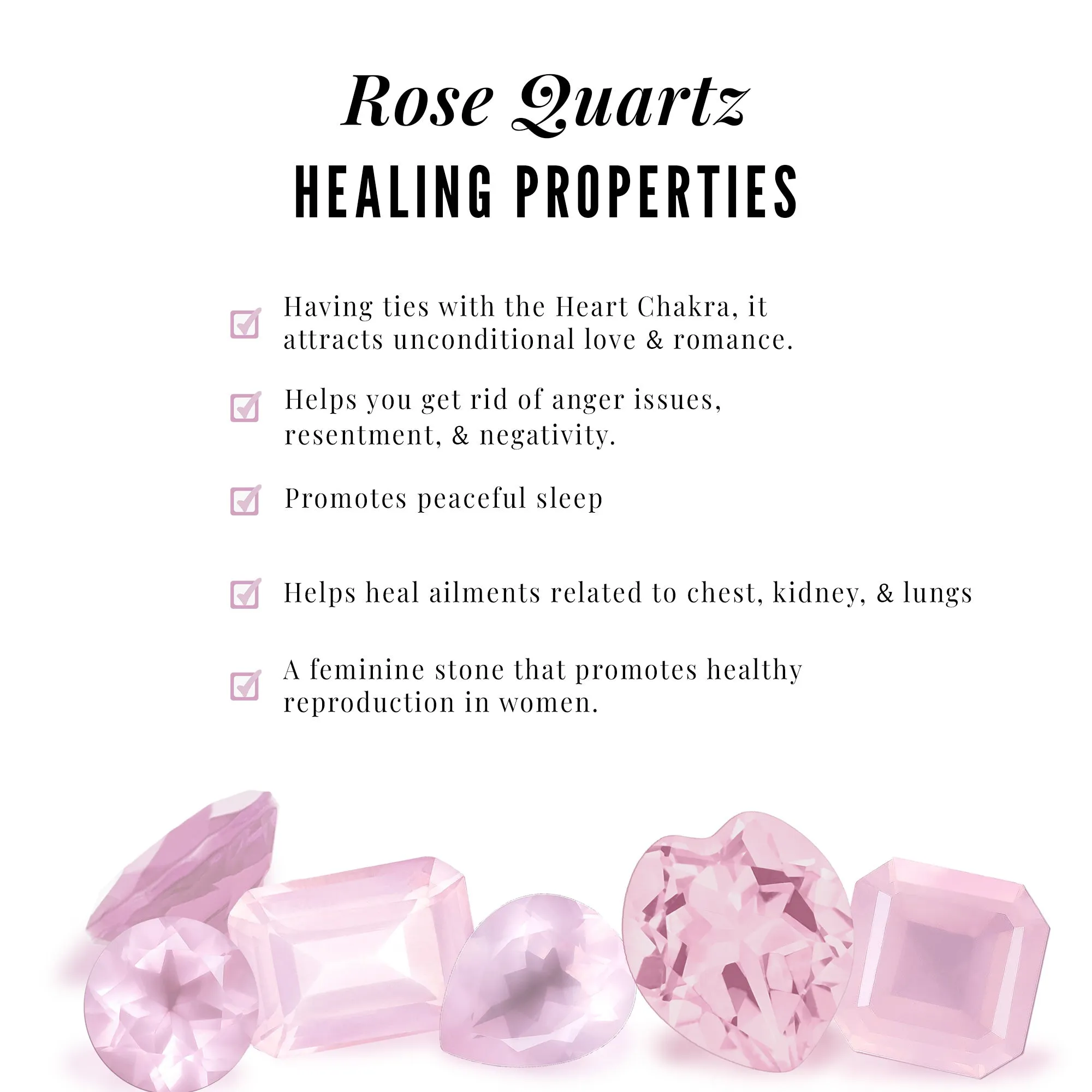 1.25 CT Minimal Rose Quartz and Diamond Geometric Stud Earrings