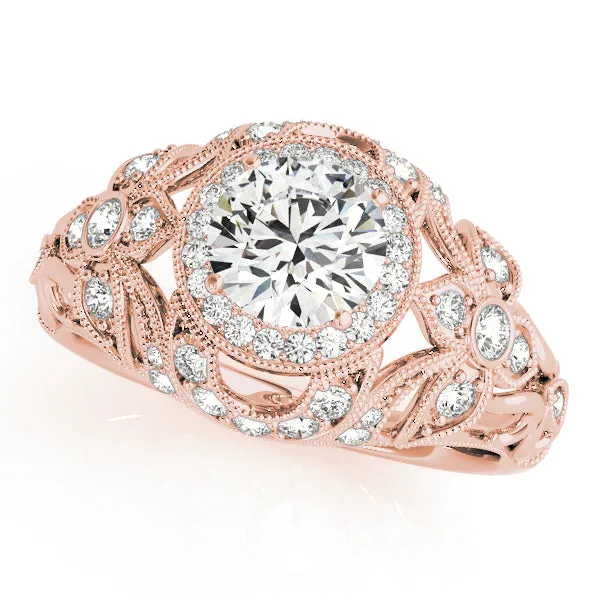 14K Bezel Vintage Engagement Ring