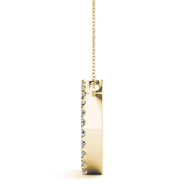 14K Gold Journey Diamond Necklace / Pendant