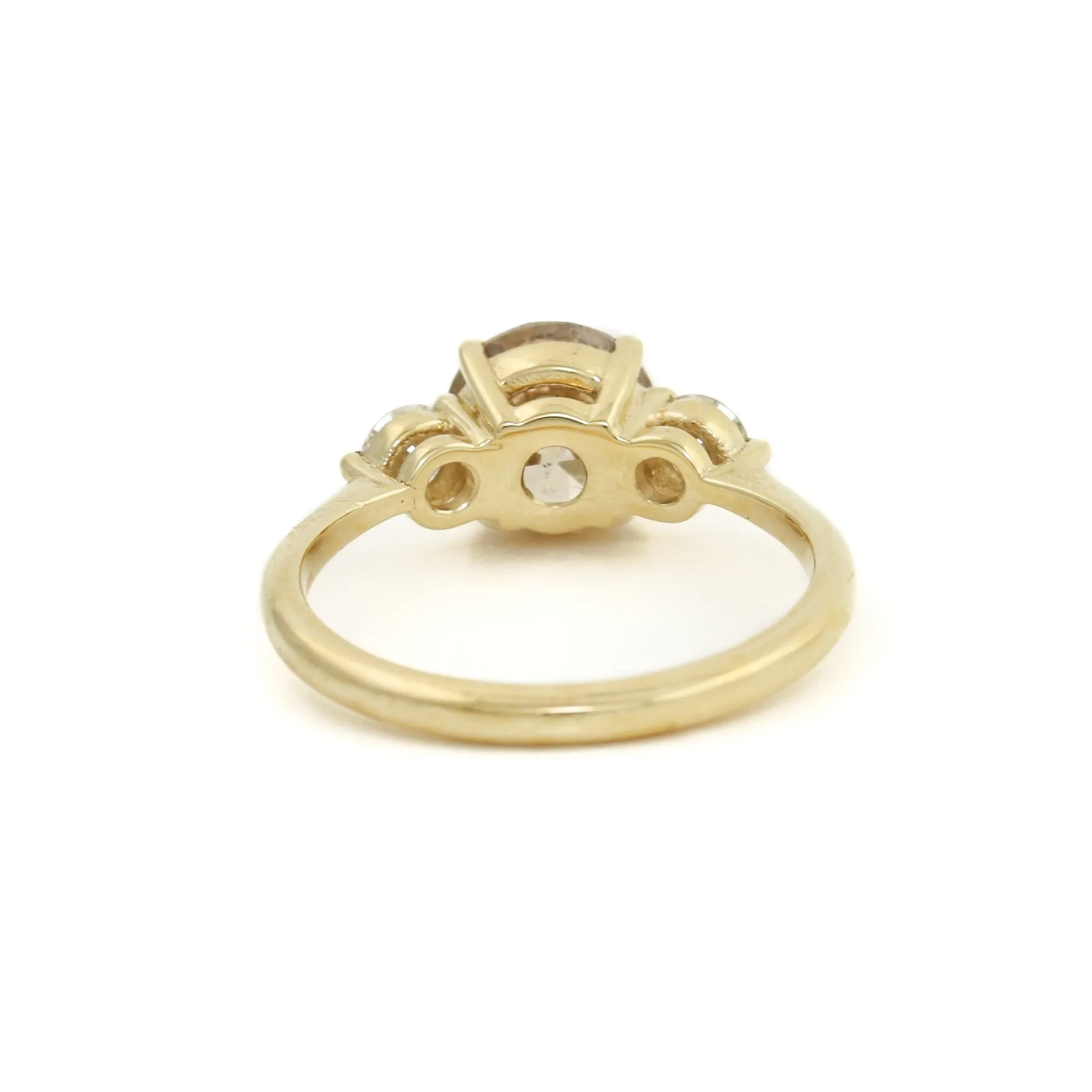 18k Champagne Diamond Ring