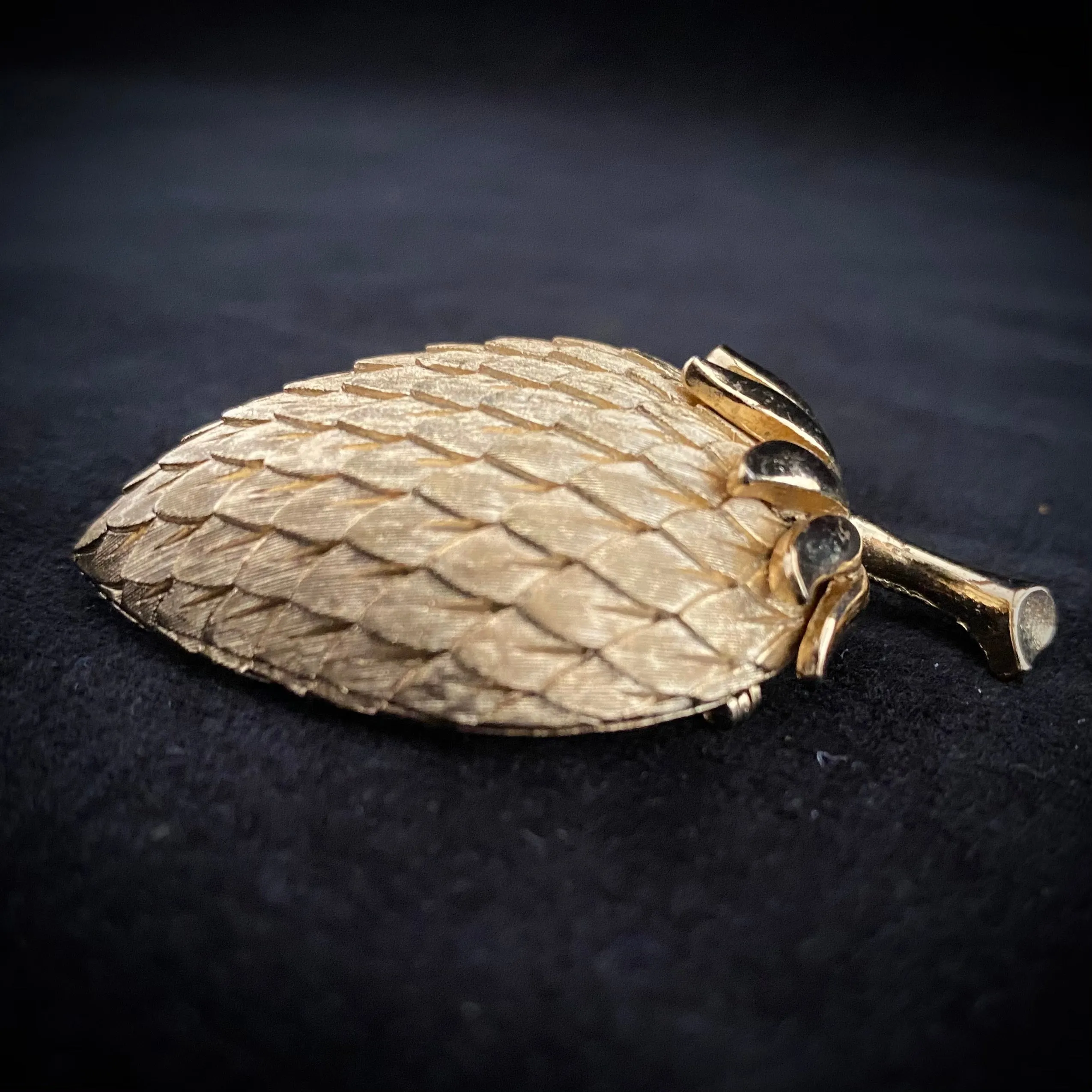 1962 Trifari Abstract Acorn Brooch