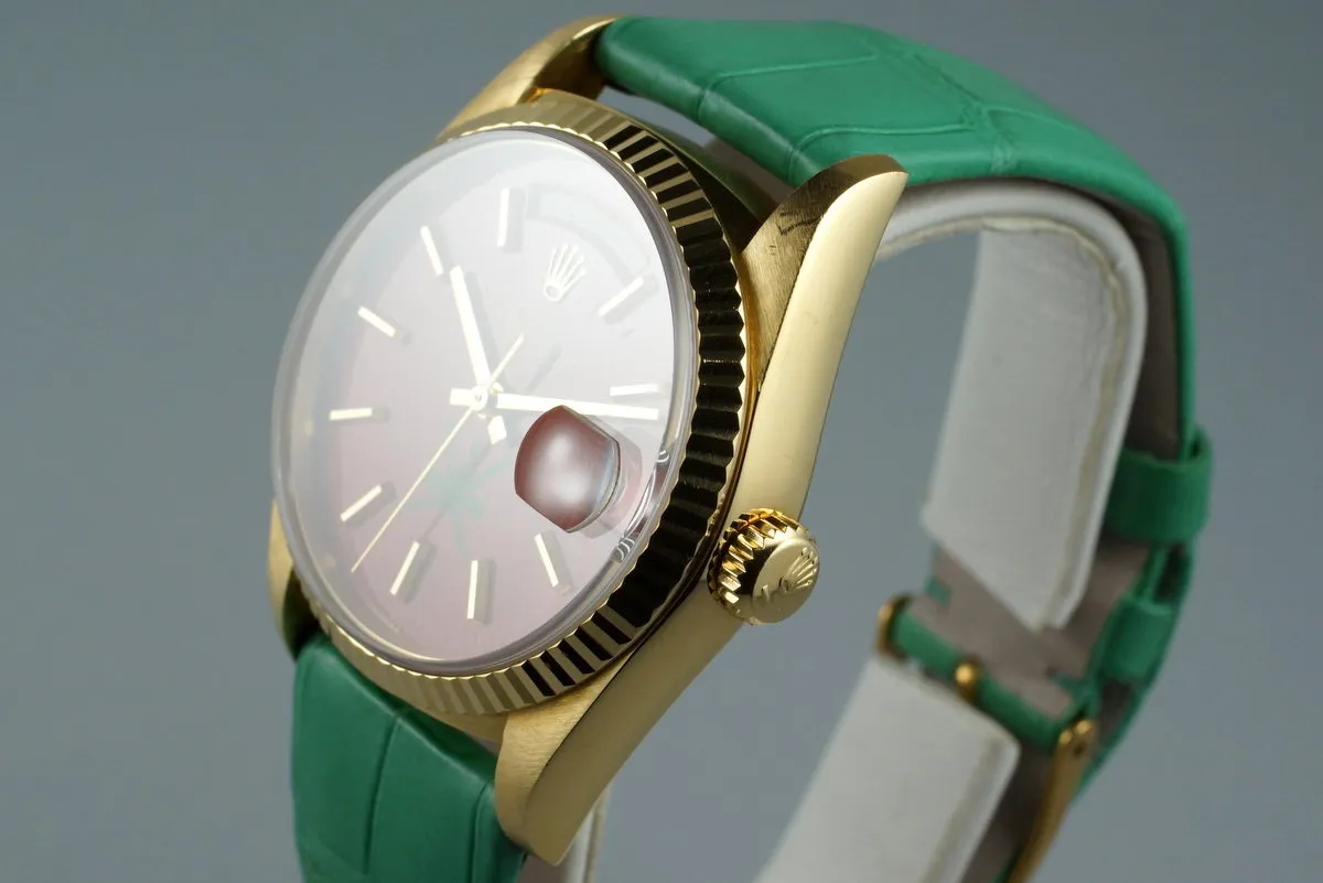 1987 YG Day-Date 18038 with Red Stella Oman Dial