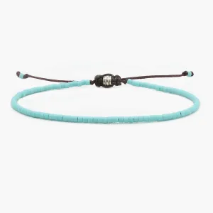 2mm Miyuki Adjustable Bracelet (Turquoise)