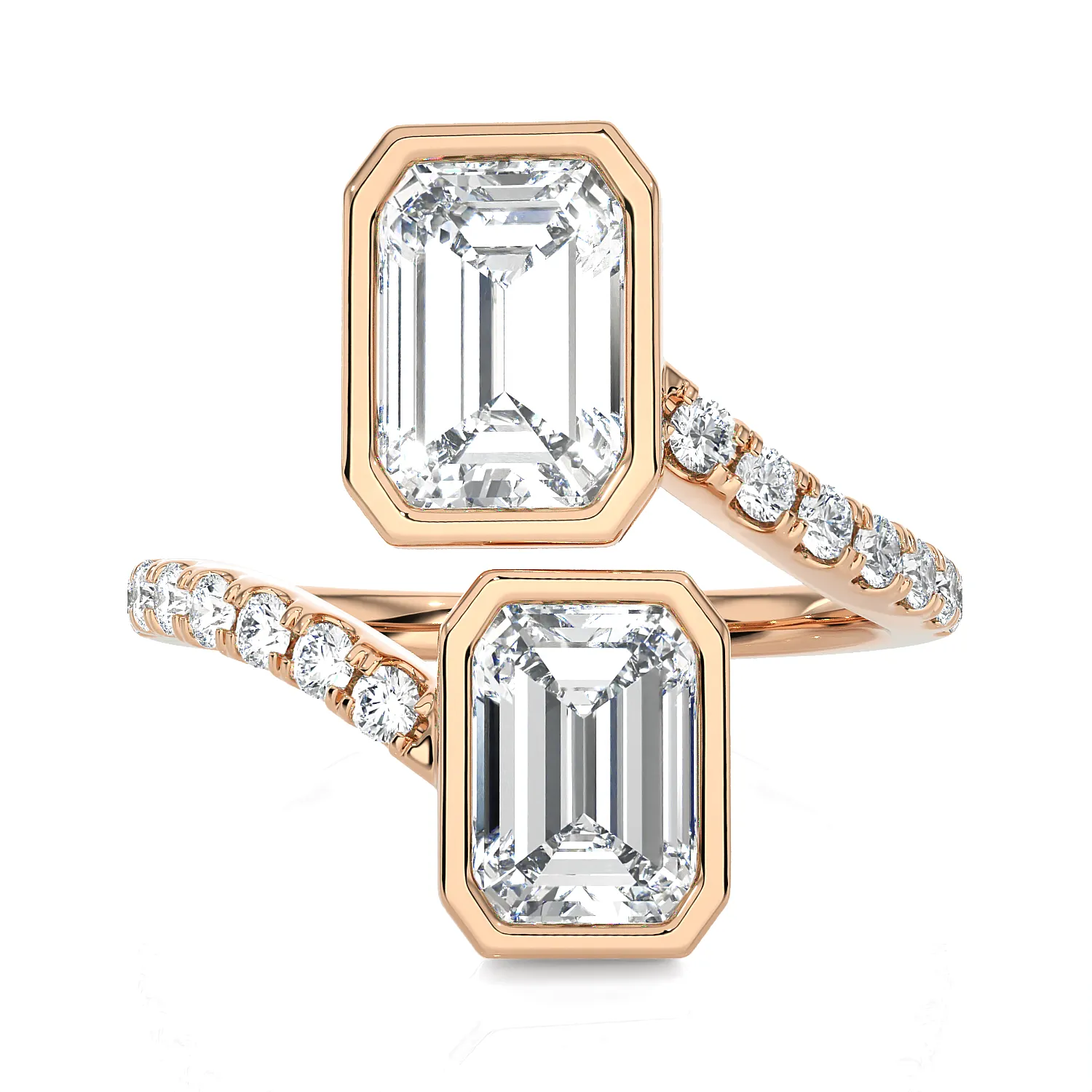 3 5/8 ctw Emerald-Cut Lab Grown Diamond Ring