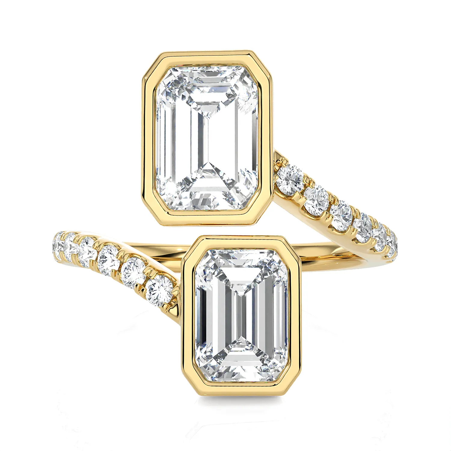 3 5/8 ctw Emerald-Cut Lab Grown Diamond Ring