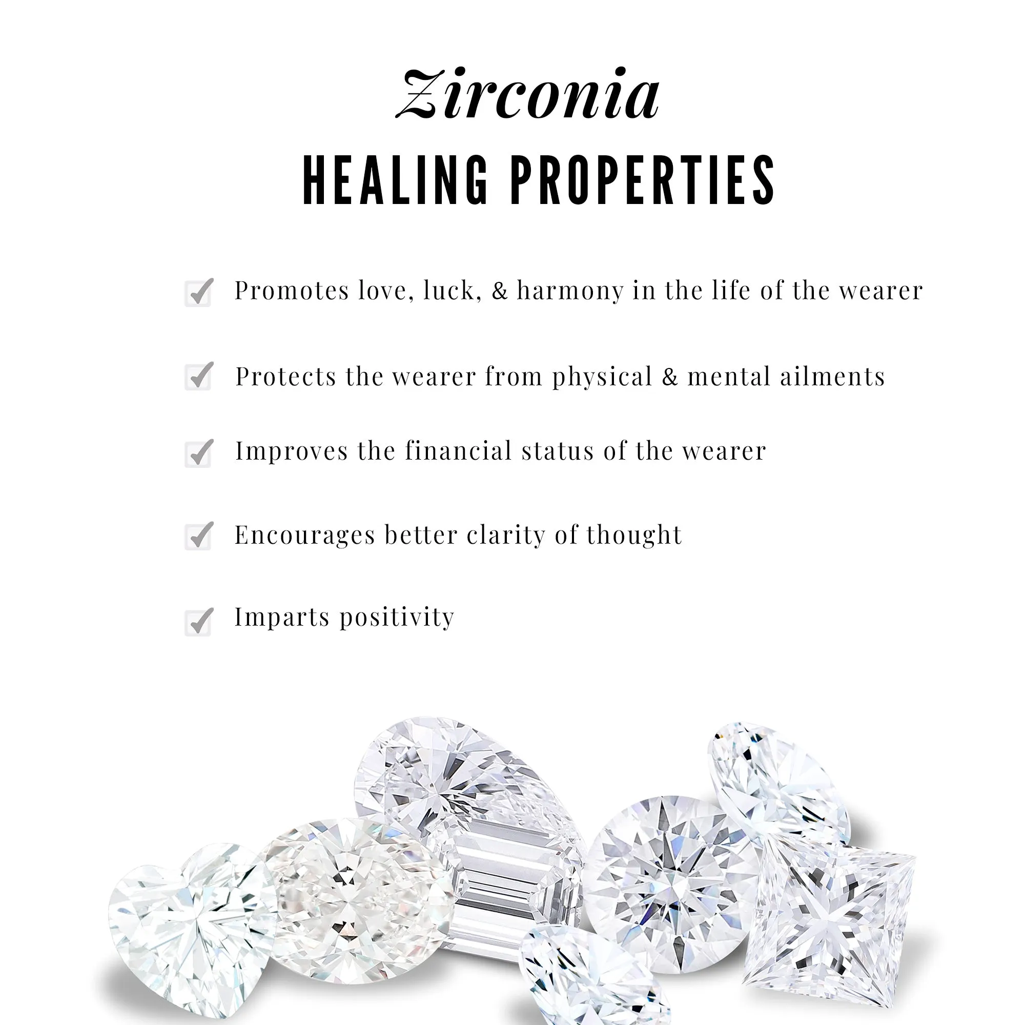 3/4 CT Zircon Solitaire Stud Earrings with Swirl Details