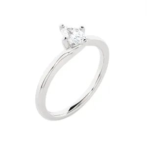 3/4 ctw Marquise Lab Grown Diamond Solitaire Engagement Ring