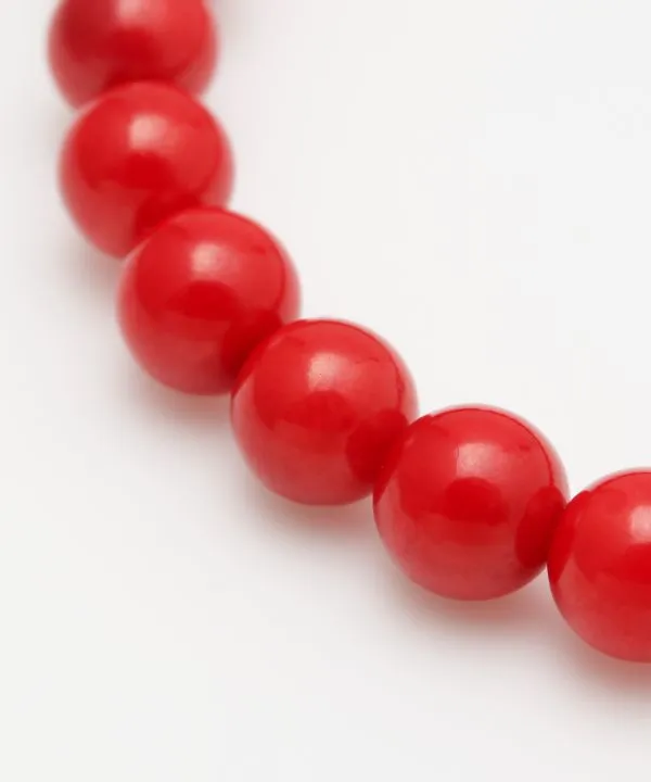 6mm Red Coral Bracelet