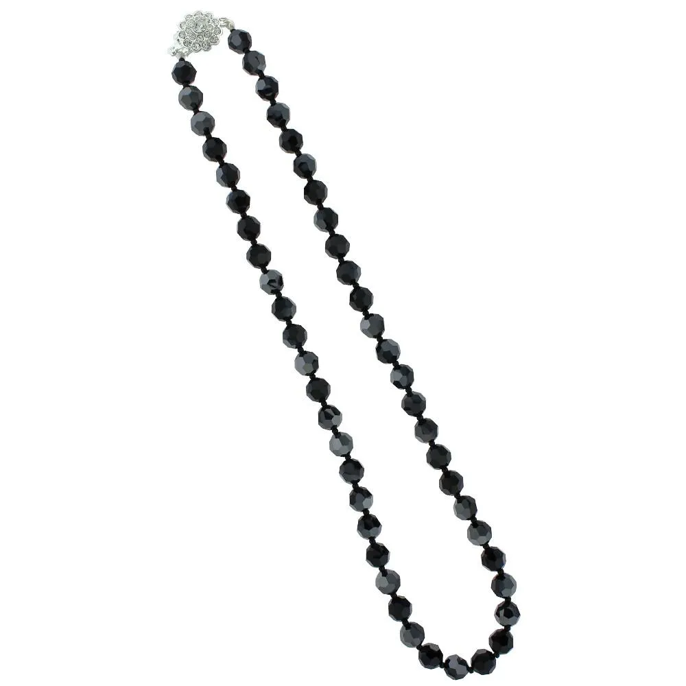 8mm Crystal Beaded Necklace