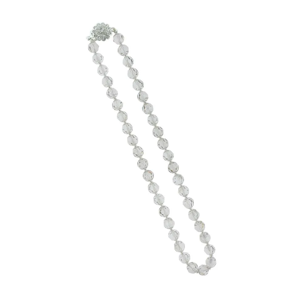 8mm Crystal Beaded Necklace