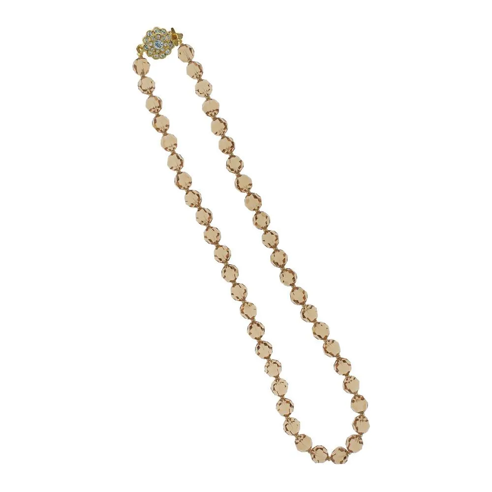 8mm Crystal Beaded Necklace