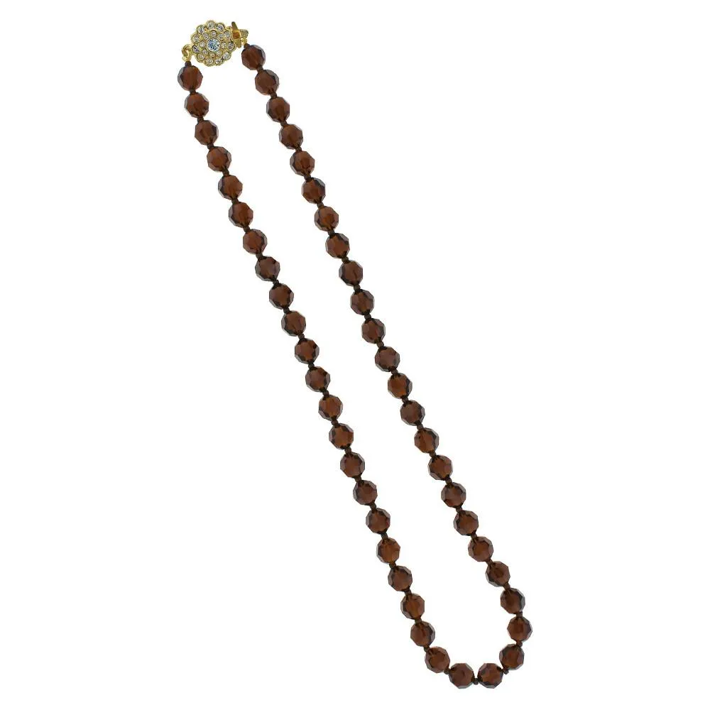 8mm Crystal Beaded Necklace