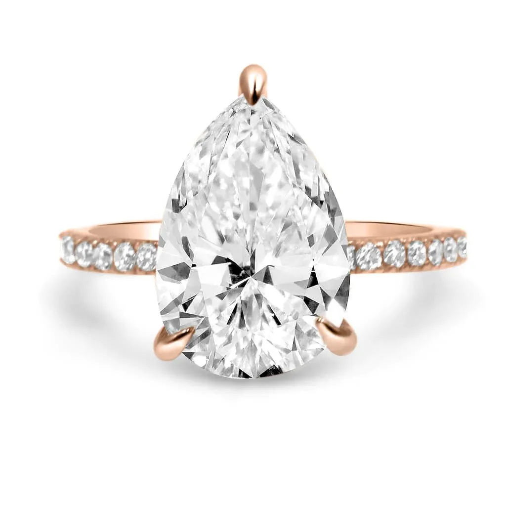 Angela Pear Engagement Ring Setting