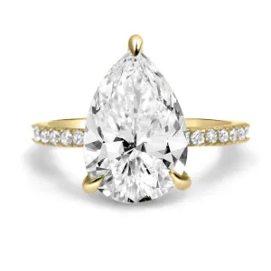 Angela Pear Engagement Ring Setting