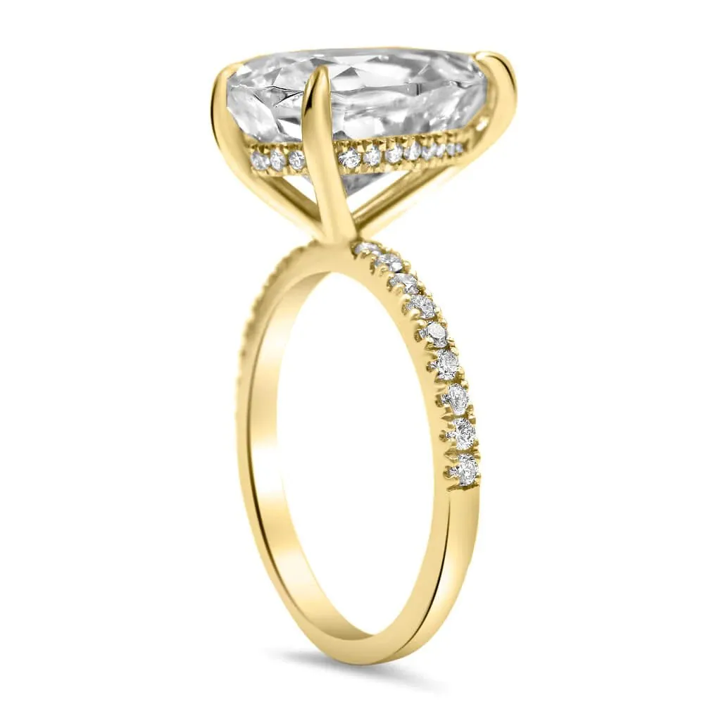 Angela Pear Engagement Ring Setting