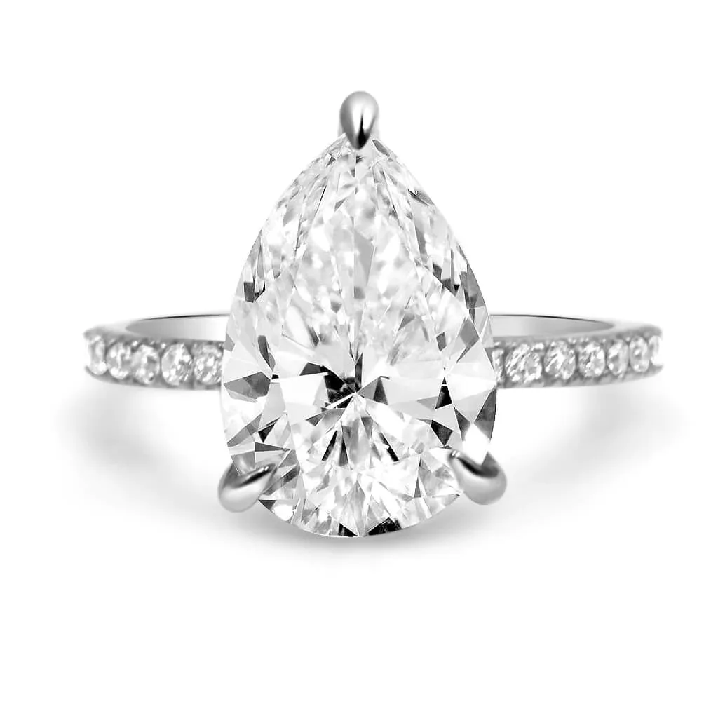 Angela Pear Engagement Ring Setting