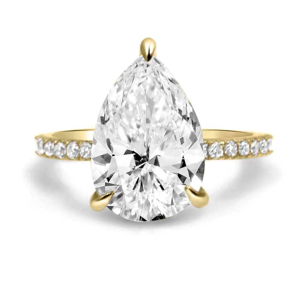 Angela Pear Engagement Ring Setting