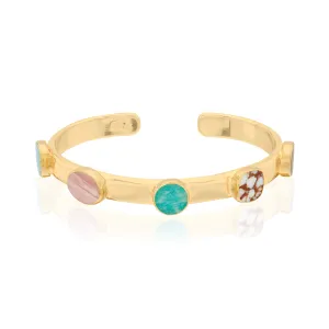 Anna Beck Multi-Stone Cuff Bangle