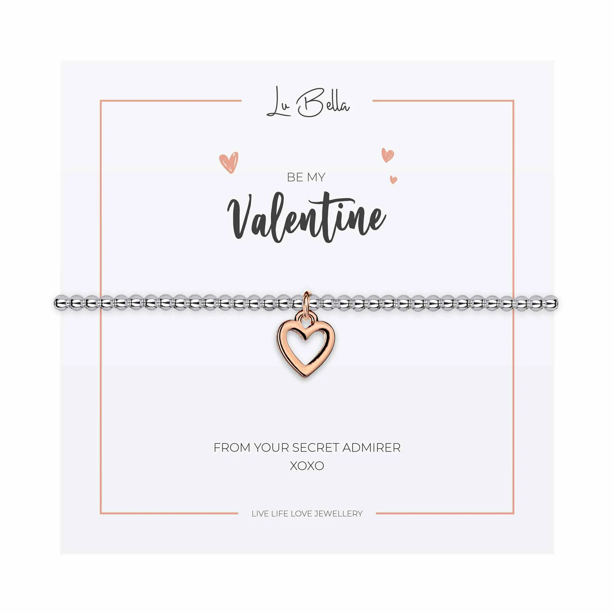 Be My Valentine Sentiments Friendship Bracelet