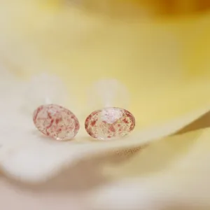 Beau- Fire Quartz Earring Studs