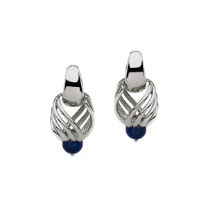 Bell Earrings with Lapis Lazuli