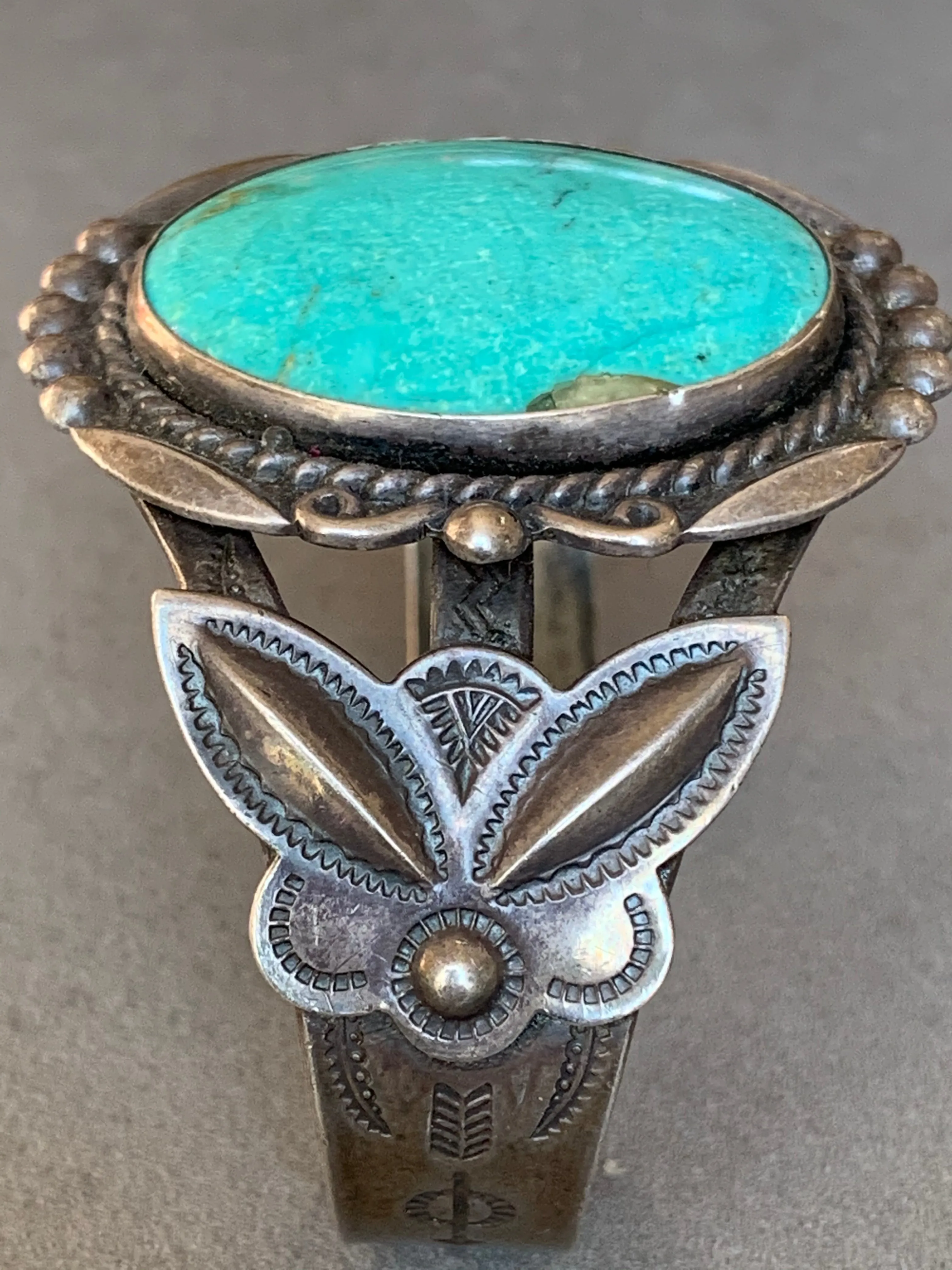 Bell Trading Fred Harvey Era Sterling Turquoise Bracelet