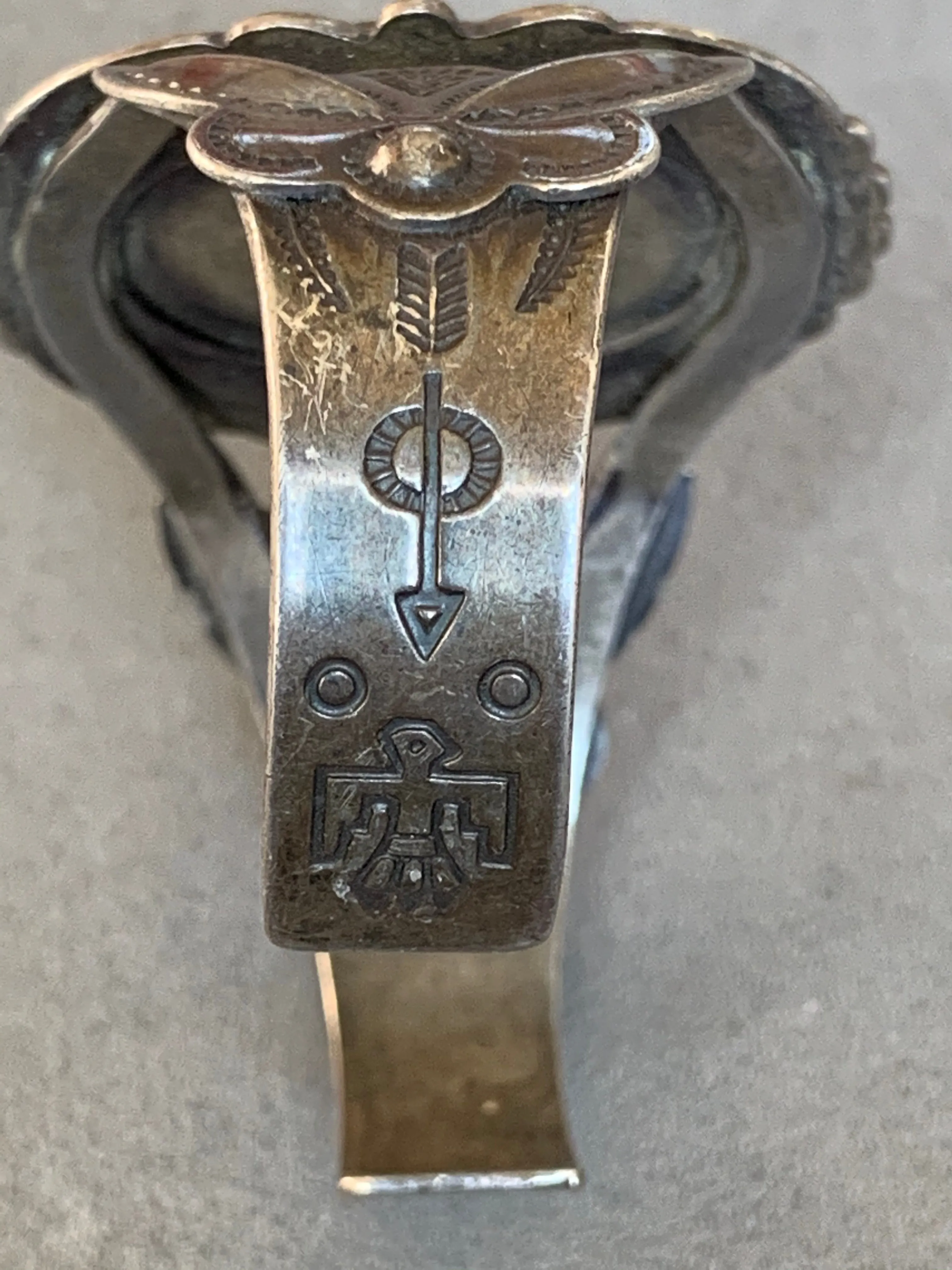 Bell Trading Fred Harvey Era Sterling Turquoise Bracelet