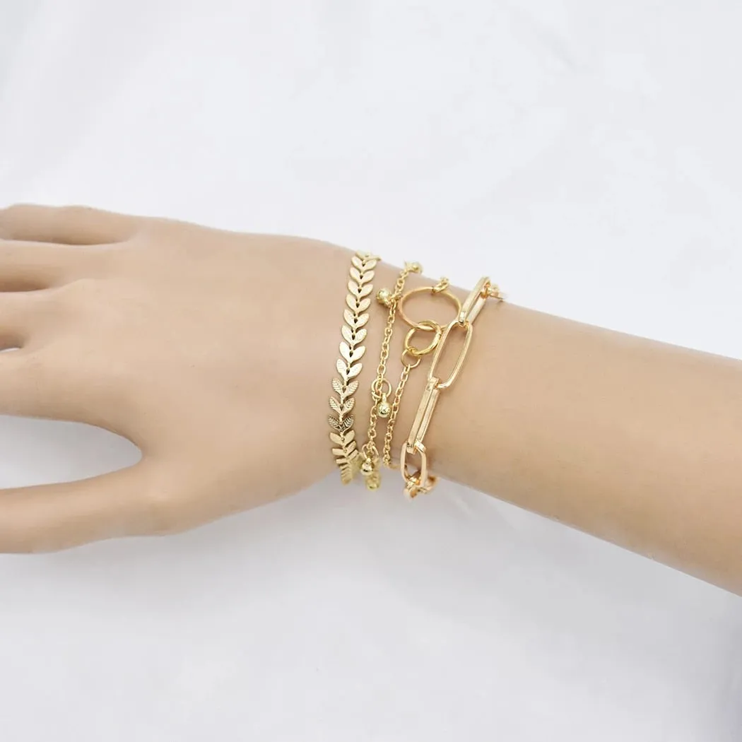 Bohemian Vintage Hollow Flower Finger Bracelet  Beach Gypsy Tribal Bangle