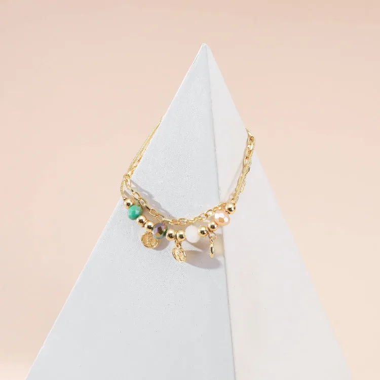 Bracelet Indian Head Tag Alloy Bracelet