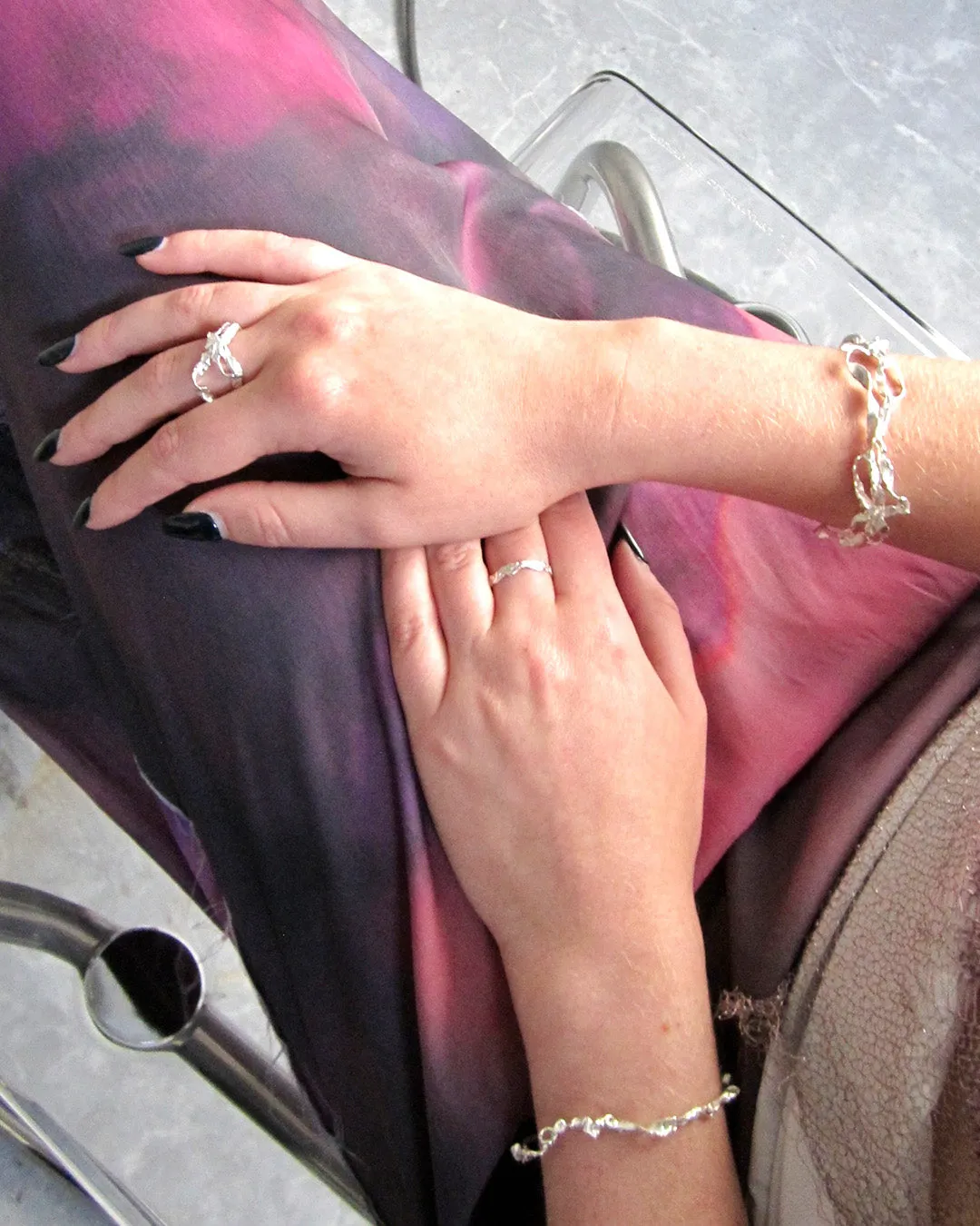 Burnt Bow Cuff Bracelet
