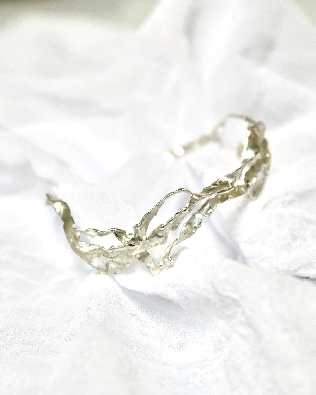 Burnt Bow Cuff Bracelet