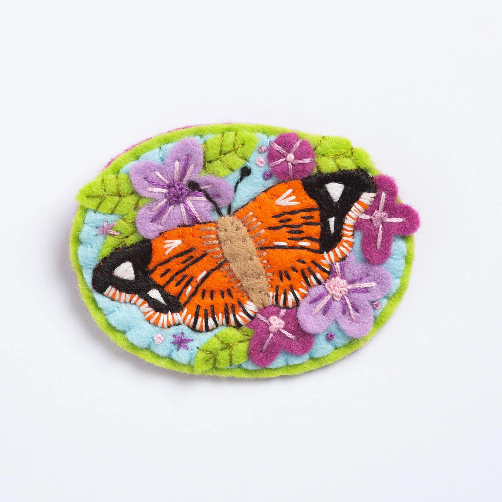 Butterfly Felt Craft Brooch Kit