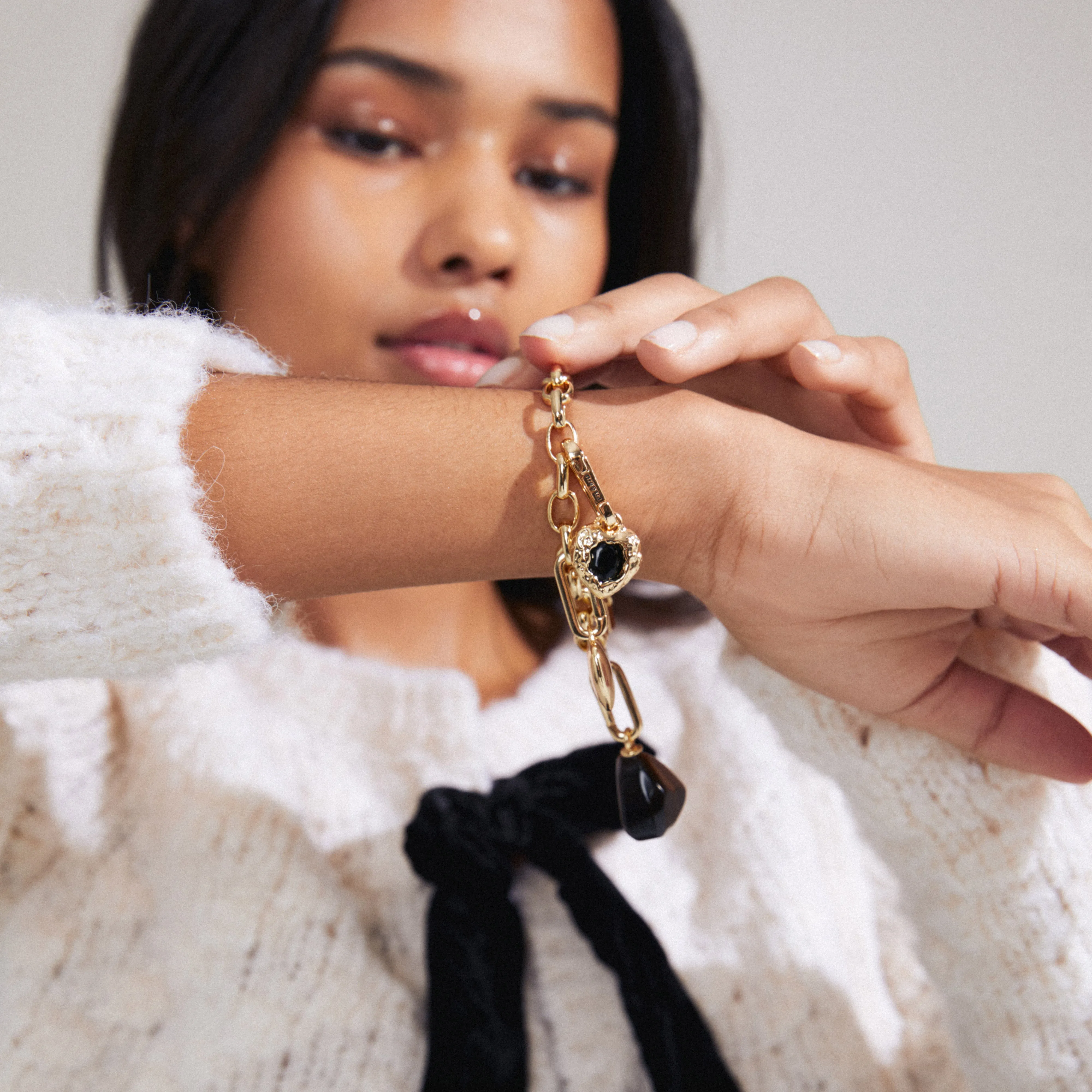 CHARM recycled bracelet gold-plated