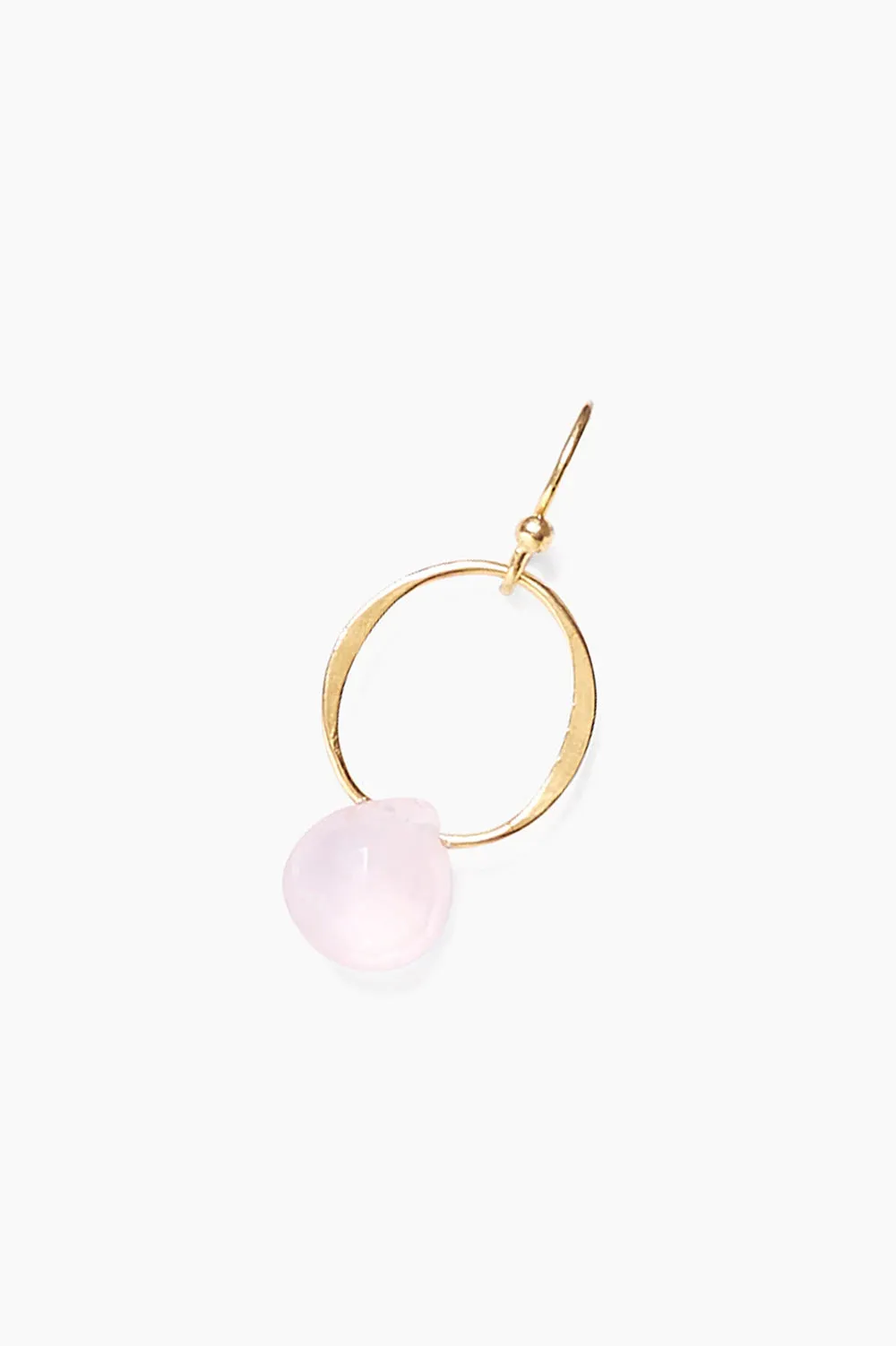 Circle Link Gold Hoops