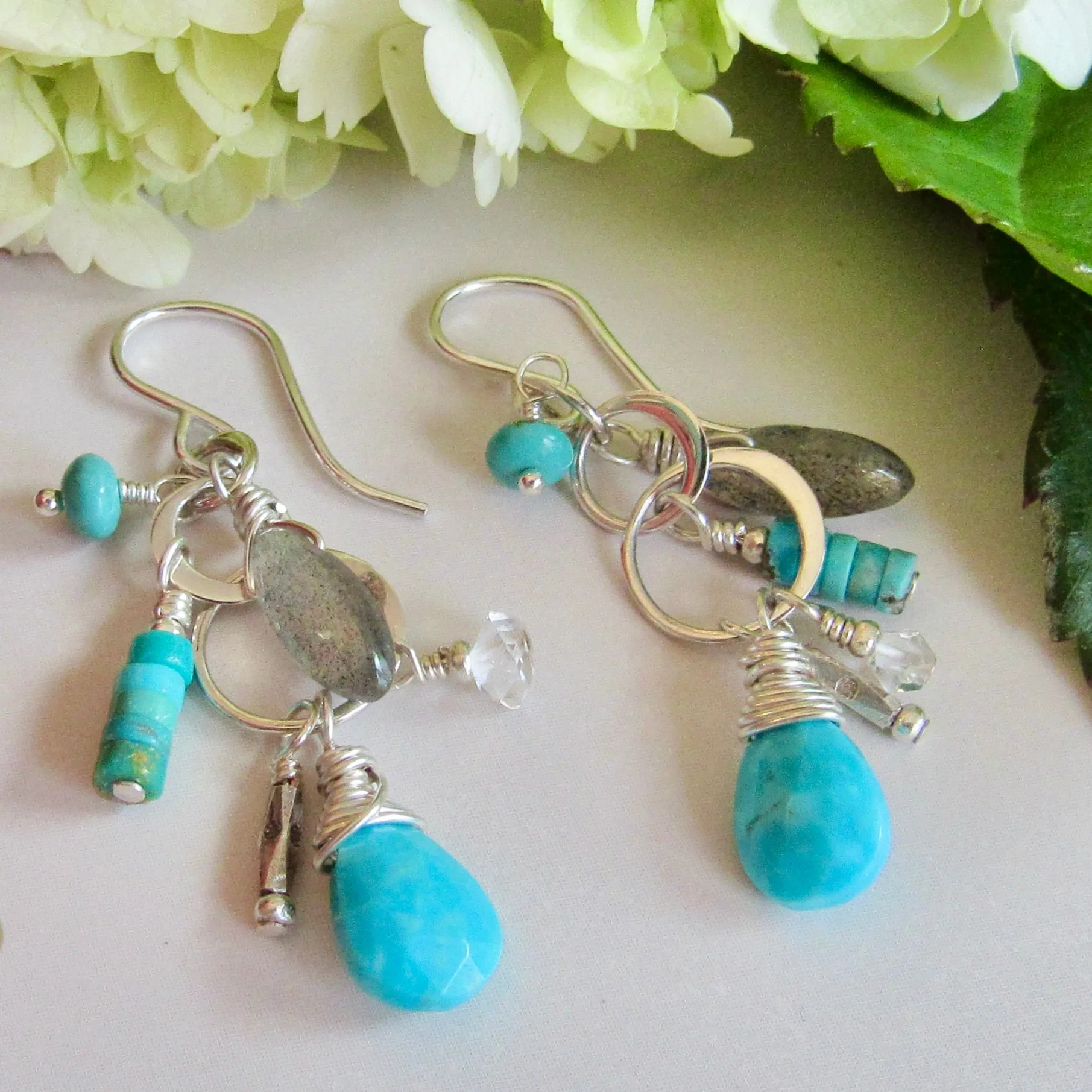 Color Drop Chandelier Earrings