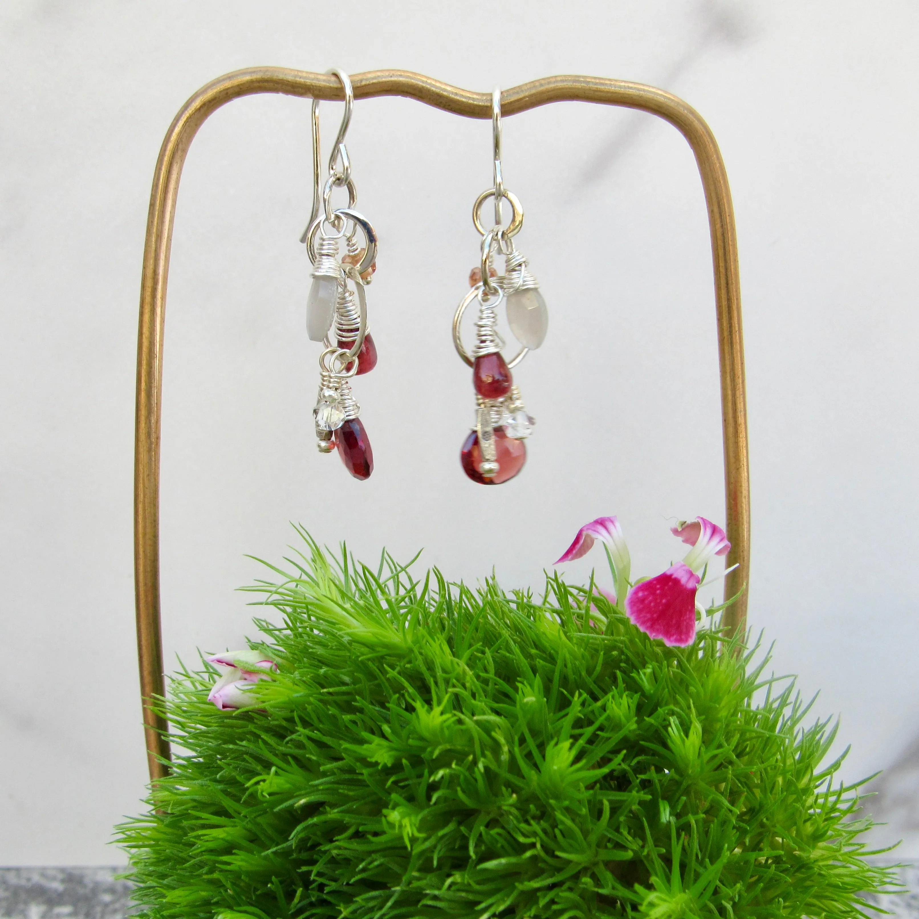 Color Drop Chandelier Earrings