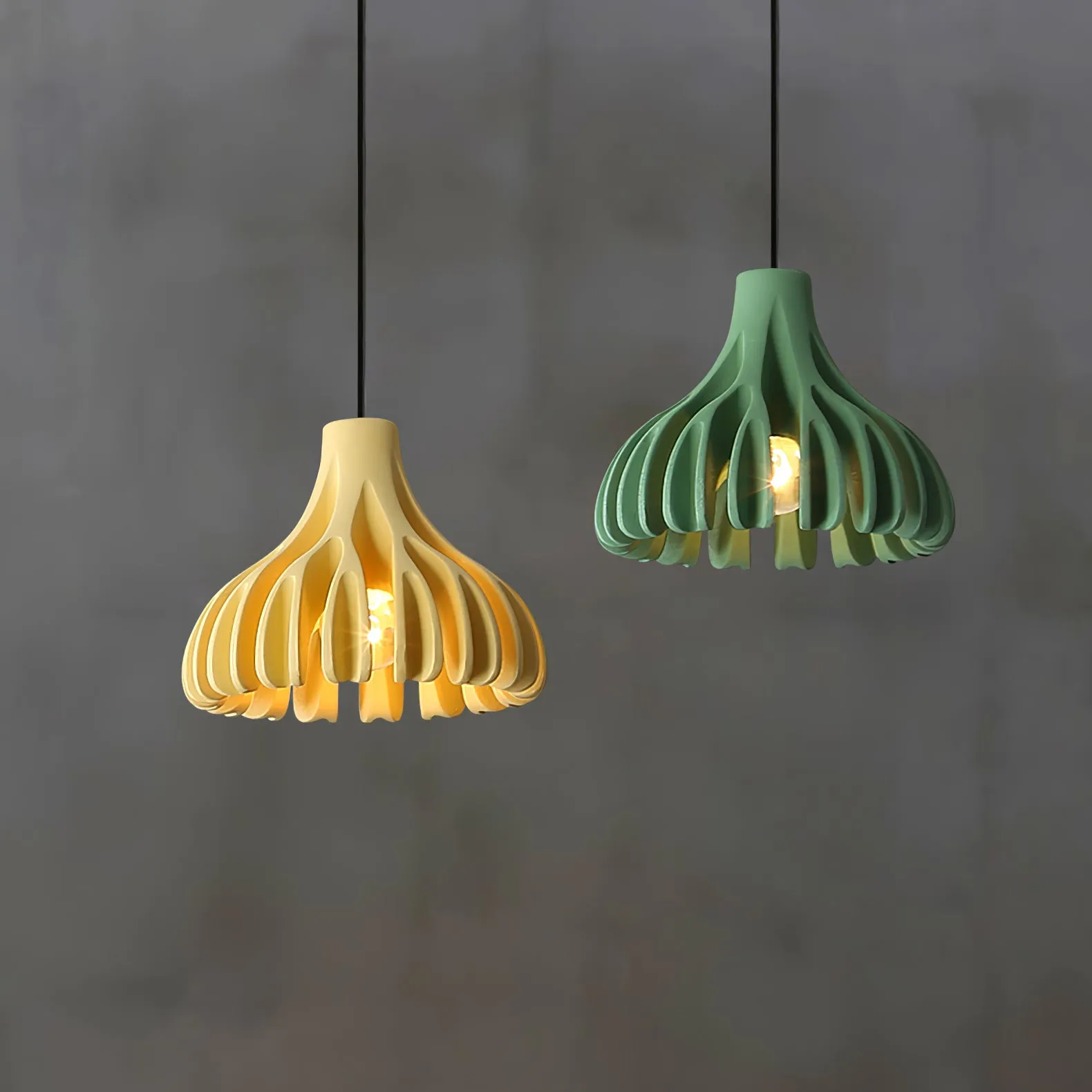 Coral Resin Swag Lights