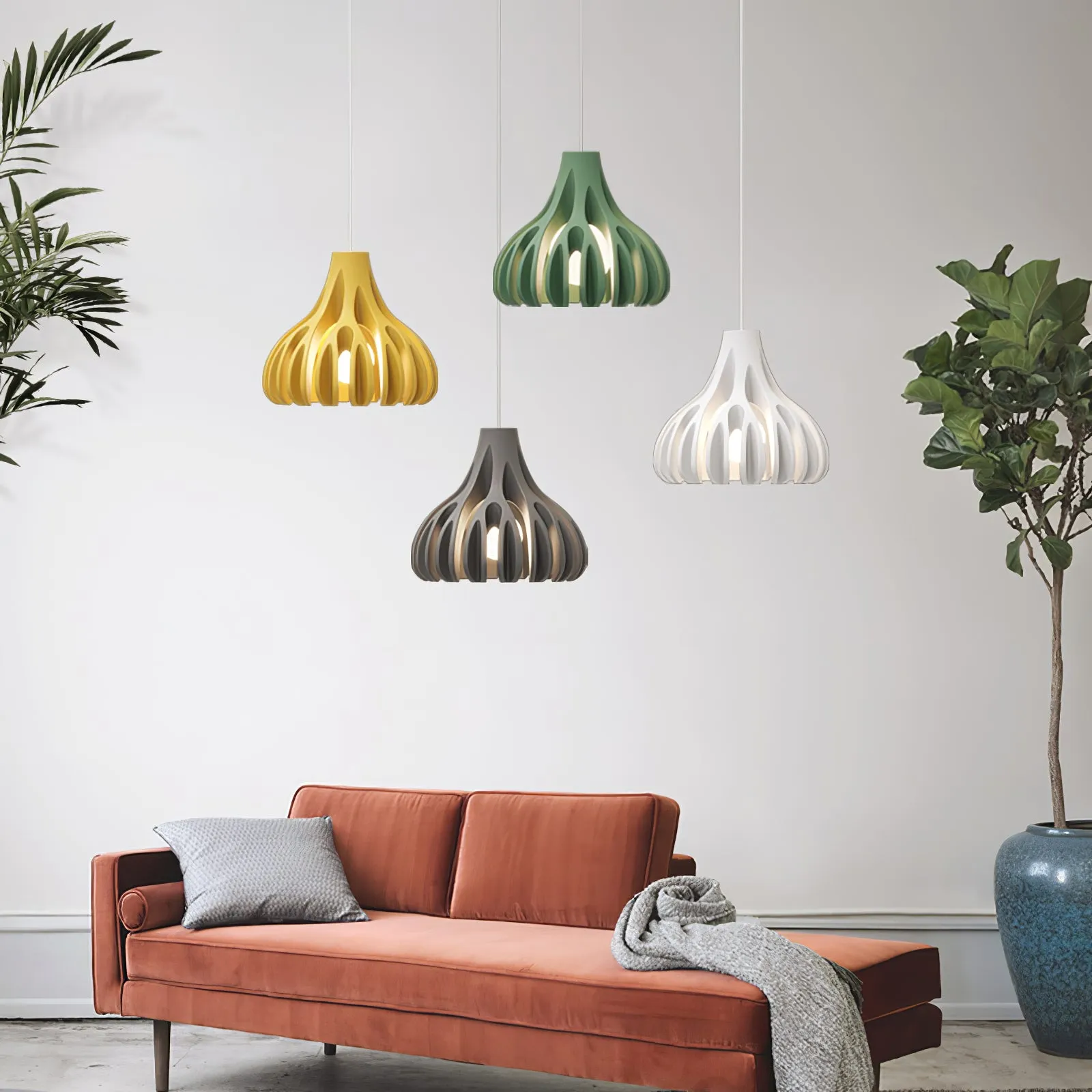 Coral Resin Swag Lights