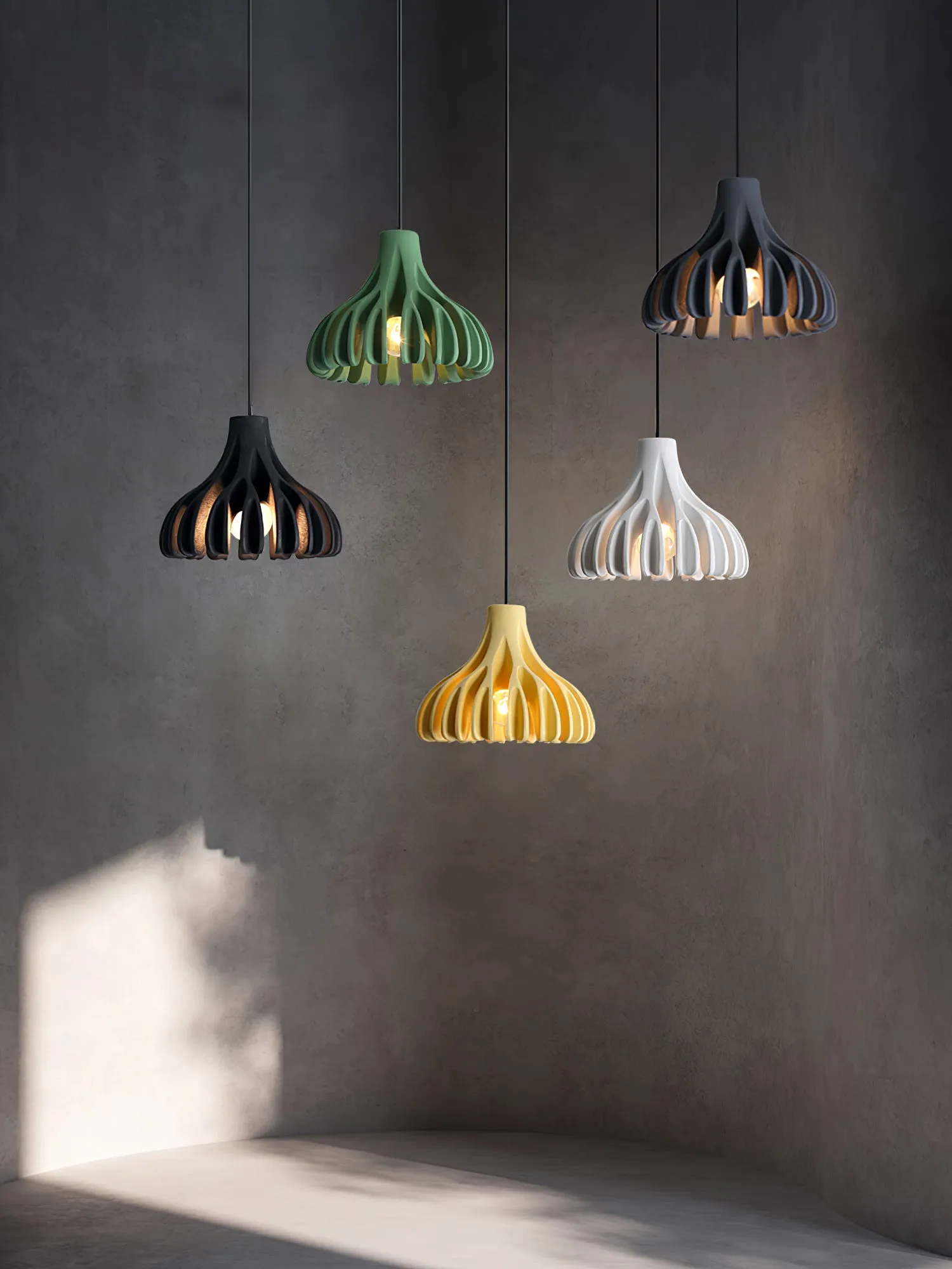 Coral Resin Swag Lights