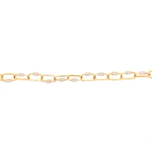 Diamond Carabiner Bracelet