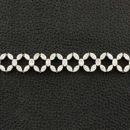 Diamond "X" Bracelet