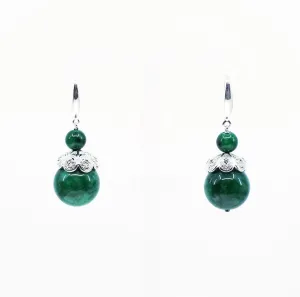 Elf Forest Jadeite Earrings