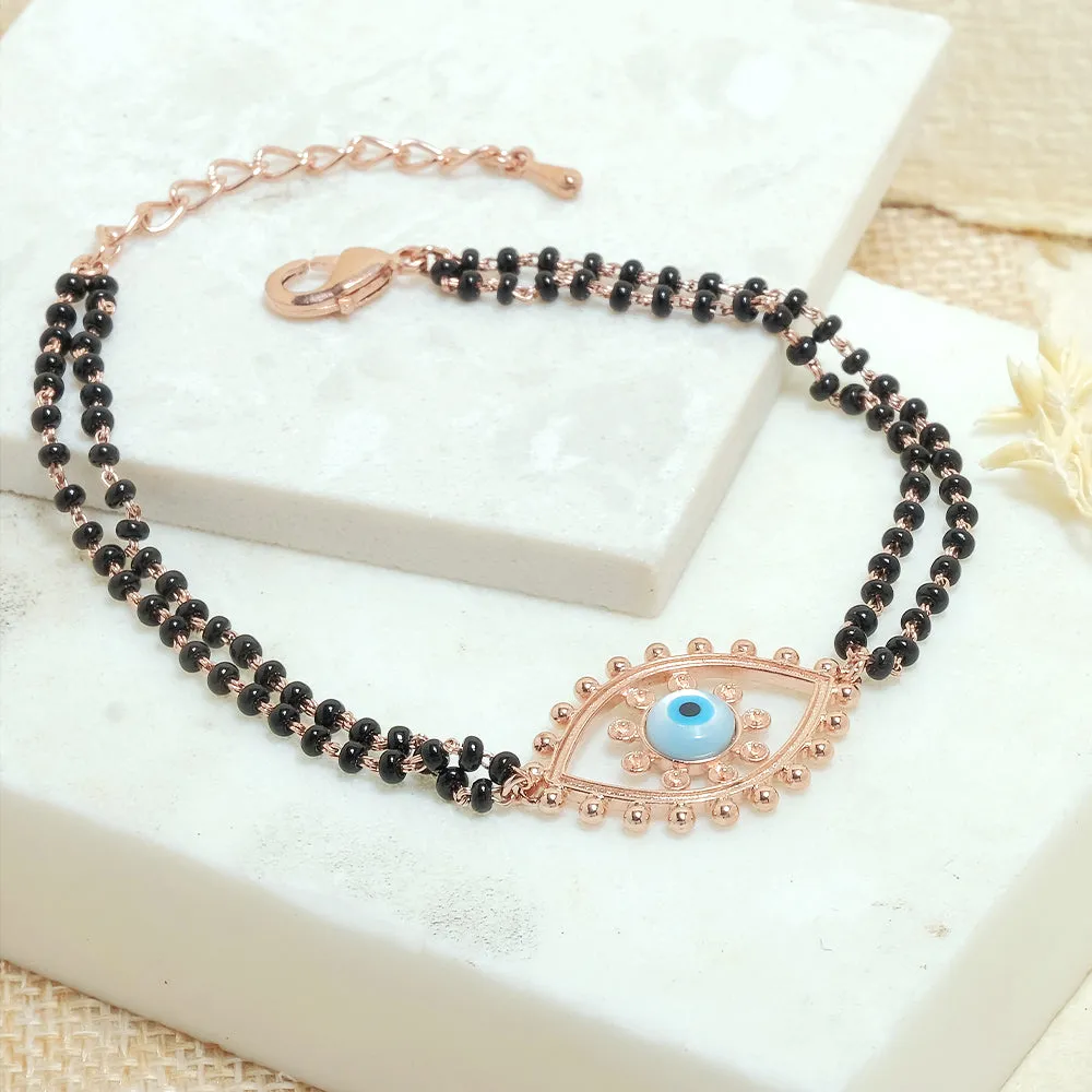 Evil Eye Mangalsutra Bracelet