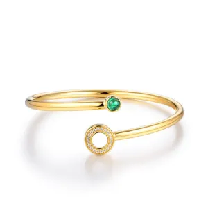 Fashion Emerald Bangle