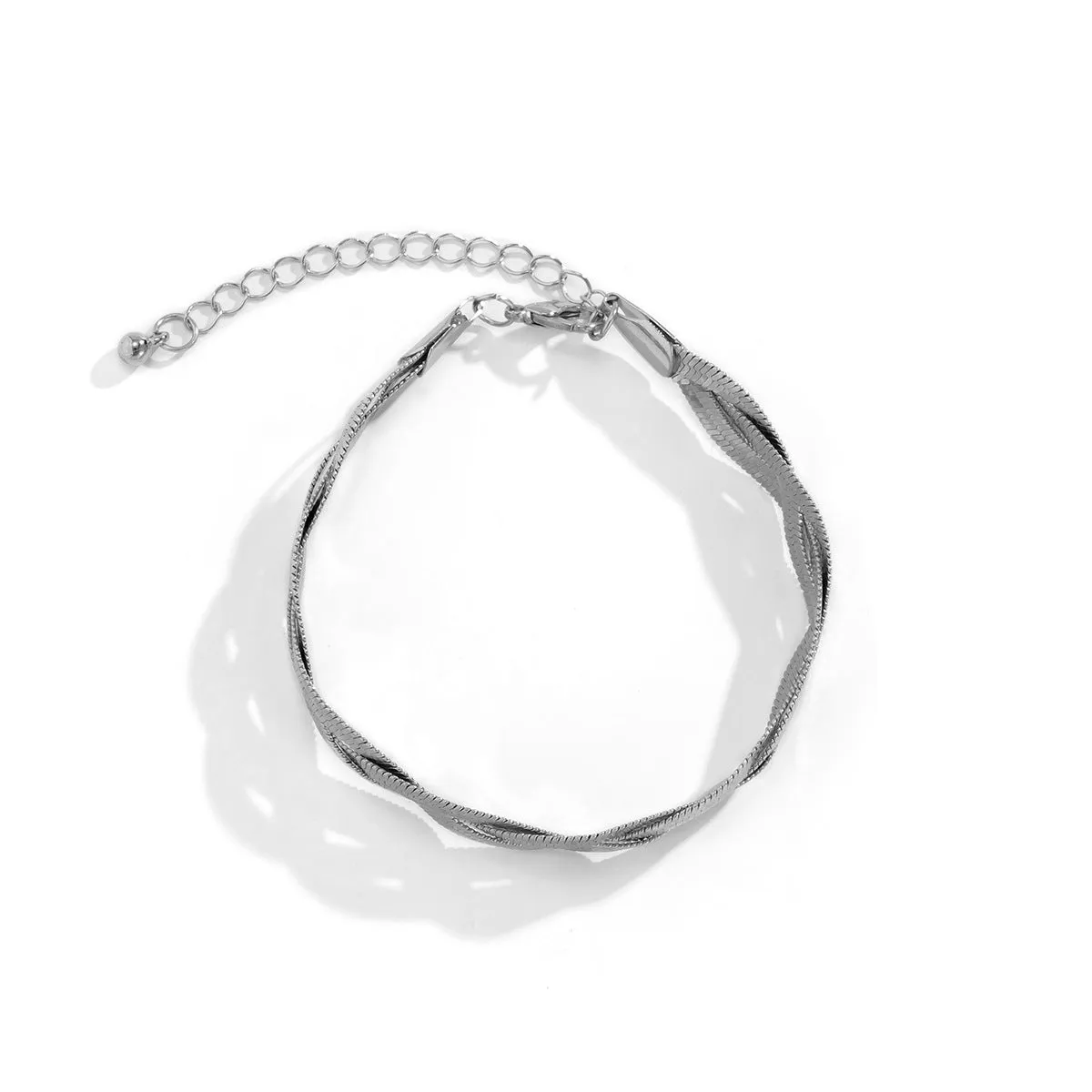 Flat Snake Chain Bracelet