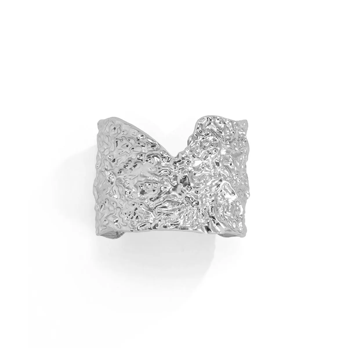 Geometric Simple Pitted Exaggerated Bracelet