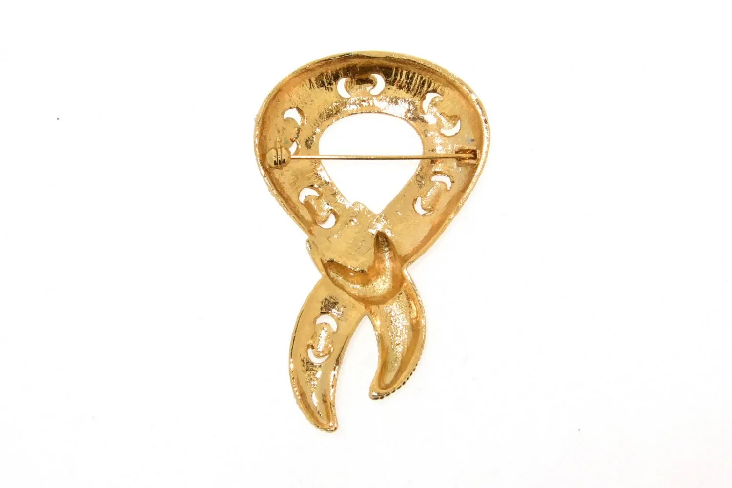 Gold Buckle Brooch