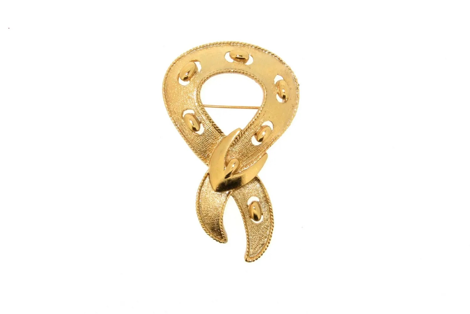 Gold Buckle Brooch